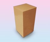 Caixa Cubo Lisa - Crú